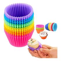 48 Formas Assadeira Cupcake Mini Bolos Pudim Muffins Empadas
