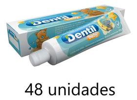 48 Gel Dental Tutti Frutti S/ Fluor C/ Xilitol Dentil Baby