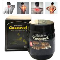 48 Gel Massageador Banha de Cascavel Pote 200g
