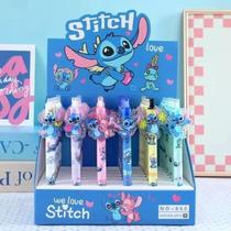 48 Pçs Disney Stitch Gel Canetas 0.5mm Preto Bonito Estudante Assinatura Ferramentas De Escrita