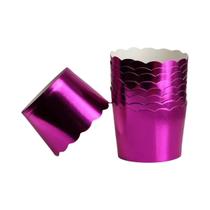 48 Peças De Forminhas De Papel Alumínio Para Cupcake, Copos De Muffin Resistentes Para Decoração De