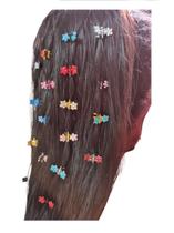 48 Peças Mini Presinha Metal De Strass Sortido Penteados 48 Peças Mini Presinha Metal De Strass Sortido Penteados