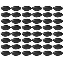 48 Pratos Petisqueiras Sobremesa Quadrados 17cm Preto Doces Frutas Coza 48 Pratos Petisqueiras Sobremesa Quadrados 17cm Preto Doces Frutas Coza