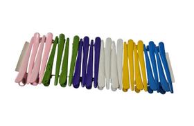48 Presilhas Bico De Pato Metal Colorida Para Cabelos