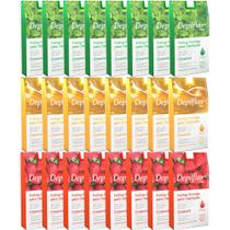 480 Folhas Pronta Corporal Natural Hortelã Morango Depilflax