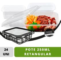 48un Pote Descartável Retan Freezer/microondas 250ml Copozan