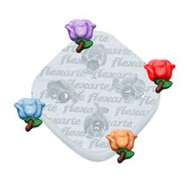 490 - Quarteto de Mini Rosinhas Myra 490 - Quarteto de Mini Rosinhas Myra