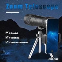 4k 10-300x40mm Super Telefoto Zoom Telescópio Monocular Pom