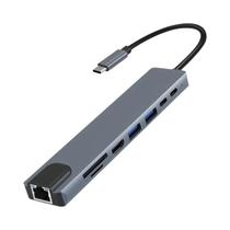 4K 30Hz USB C HUB 11 em 1 Tipo C para HDMI USB 3.0 Adaptador Dock PD 87W para MacBook Pro Air