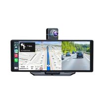 4K 360 graus Câmera DVR Universal Rotativa Para Carro 10,26 Polegadas Com CarPlay Sem Fio, Android