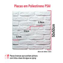 4m² Placas Decorativa De Revestimento 3d Pvc P/ Parede 50x50