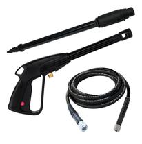 4mt Mangueira Kit Pistola e Lança Wap Ágil 1800 Trama de Aço Lavadora Alta Pressão