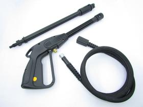 4mt Mangueira Kit Pistola e Lança Wap Super Mini Trama de Aço Lavadora Alta Pressão