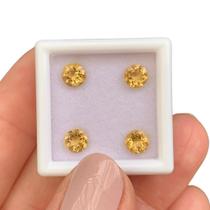 4ø Citrino Brilhante ø5mm 1,76ct