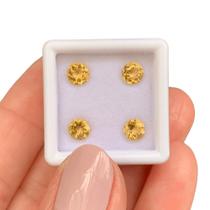 4ø Citrino Brilhante ø5mm 1,79ct (2) 4ø Citrino Brilhante ø5mm 1,79ct (2)