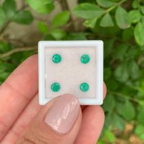 4ø Esmeralda Brilhante ø4mm 1,10ct