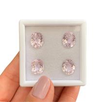 4ø Kunzita Rosa Oval Briolet 22,48ct