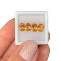 4ø Topázio Imperial Laranja Oval 3,59ct