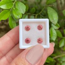 4ø Turmalina Rosa Brilhante ø5mm 2,34ct