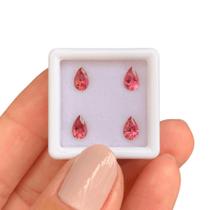 4ø Turmalina Rosa Gota 6x4mm 1,61ct