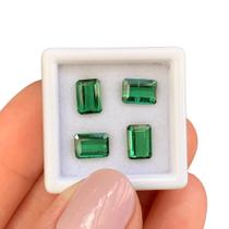 4ø Turmalina Verde Azulada Baguete 4,26ct
