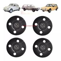 4pç Calota Centro Roda Fusca Brasilia Variant Preta 4x130mm 4pç Calota Centro Roda Fusca Brasilia Variant Preta 4x130mm