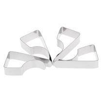 4Pcs De aço inoxidável Mesa de pano de pano grampos suporte para casamento de festa - prata