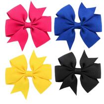 4pcs. Laço Para Cabelo Com Bico De Pato - Várias Cores 4pcs. Laço Para Cabelo Com Bico De Pato - Várias Cores
