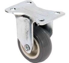 (4pçs) Rodizio Fixo Placa 1pol. R158 Bp Pvc Anti Risco 25kg Por Roda (4pçs) Rodizio Fixo Placa 1pol. R158 Bp Pvc Anti Risco 25kg Por Roda