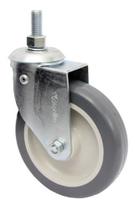 (4pçs) Rodizio Girat. Espiga Roscada 5pol. R512 Bp Pvc Anti Risco 75kg Por Roda (4pçs) Rodizio Girat. Espiga Roscada 5pol. R512 Bp Pvc Anti Risco 75kg Por Roda