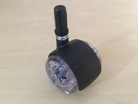 (4pçs) Rodizio Roda 50mm Gel Silicone Anti Risco Pino 10mm Bucha 1/2'' (13mm) Para Cadeiras E Móveis