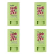 4UN Bastão Antiatrito Ricca Zero Atrito Corporal 20g