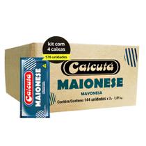 4Un Caixa De Sachês Maionese Calcutá 7G 144Un Lanches Petiscos Pastéis Batata Frita 4Un Caixa De Sachês Maionese Calcutá 7G 144Un Lanches Petiscos Pastéis Batata Frita