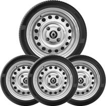 4un Calota Centro Roda Universal Clio Kangoo Logan Prata 4un Calota Centro Roda Universal Clio Kangoo Logan Prata