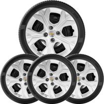 4Un Calota Onix 2025 Aro 15 Prata 379Cp