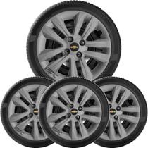 4un Calota ONIX PRISMA AGILE CORSA Aro 15 Grafite 192cp