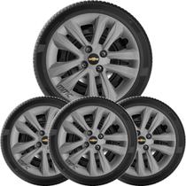 4Un Calota Onix Prisma Agile Corsa Aro 15 Grafite 192Cp