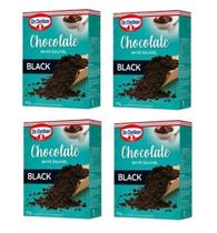 4un Chocolate em Pó Solúvel Black Preto 150g - Dr. Oetker
