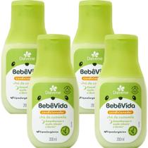 4UN Condicionador Bebe Vida Cha de Camomila 200ml Davene 4UN Condicionador Bebe Vida Cha de Camomila 200ml Davene