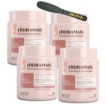 4UN Creme De Massagem hipoalergênico 1KG Hidramais+Espàtula