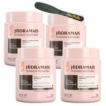 4UN Creme Massagem Pimenta Negra 1KG Hidramais+ Espátula 4UN Creme Massagem Pimenta Negra 1KG Hidramais+ Espátula