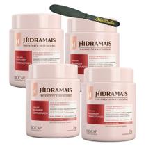 4UN Creme Para Massagem Termoativado 1KG Hidramais+Espátula