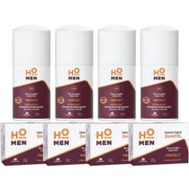 4UN Desodorante + 4UN Sabonete Protect HoMen 90g Davene