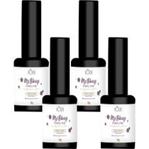 4UN Esmalte Em Gel My Glossy Purple Pink 9g Volia