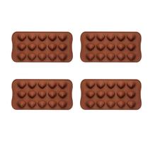 4un Forma Silicone Bombom Moldes finos Docinho conchinha