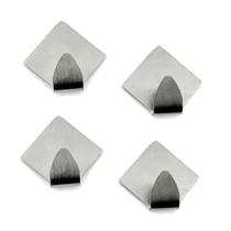 4un Gancho parede inox chaves colher banheiro cozinha losang 4un Gancho parede inox chaves colher banheiro cozinha losang