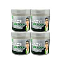 4UN Gel P/ Cabelo Maxi Stil Cola Extrema Fixaçao 500g