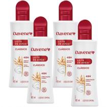 4UN Hidratante Corportal Leite De Aveia 180ML Davene
