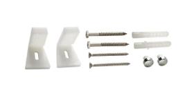 4un Kit Parafuso Fixador Vaso Sanitário Lateral Cromado Blukit