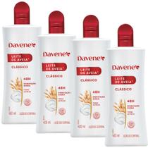 4UN Leite De Aveia Corporal 400ml Todos Os Tipos De Pele Davene